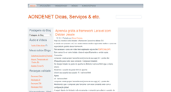 Desktop Screenshot of aondenet.com